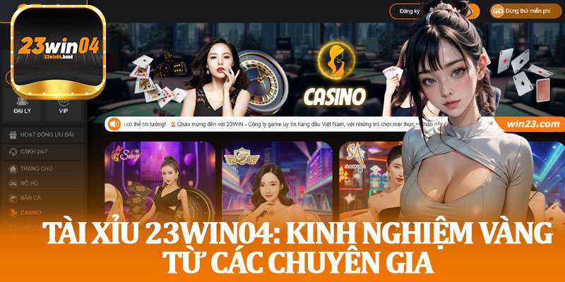 Tài Xỉu 23win04: Kinh Nghiệm Vàng Từ Các Chuyên Gia